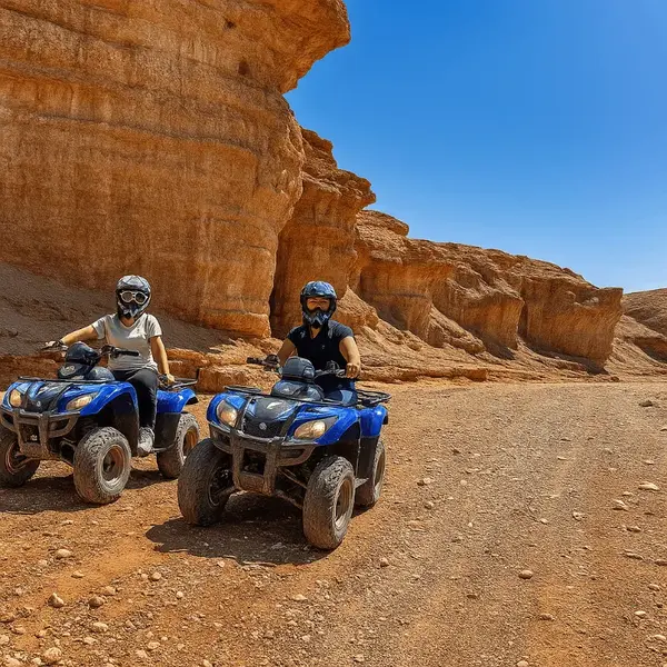 Quad et Balade à Chameau dans le Désert d'Agafay - 1/2 Journée