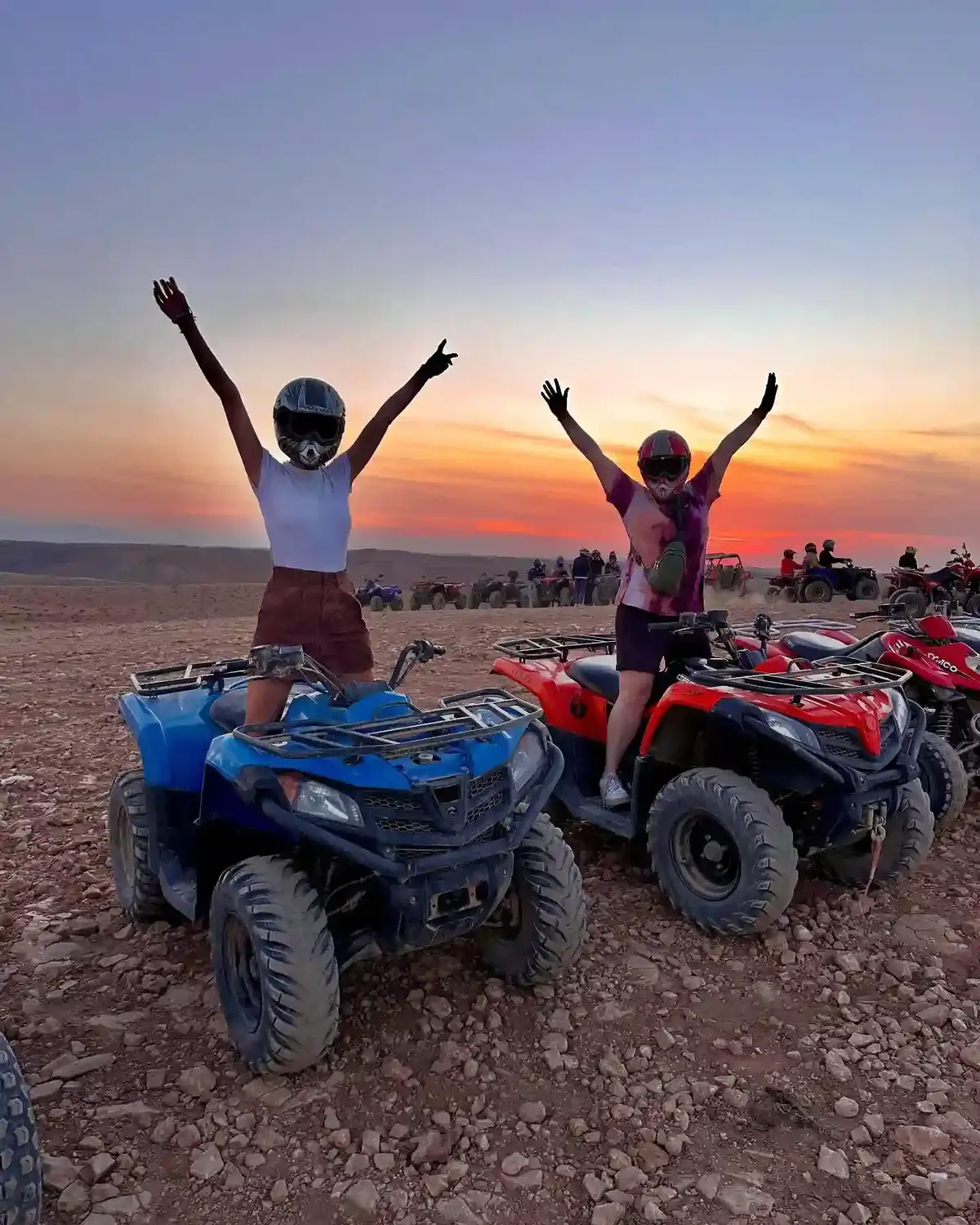 Quad et Balade à Chameau dans le Désert d'Agafay - 1/2 Journée
